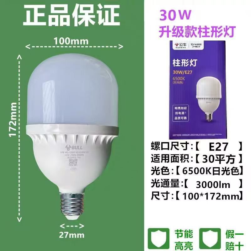 30瓦柱泡